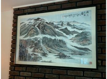 Winter Asian Mountain Artwork - Landscape