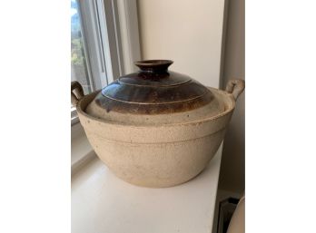 Stone Pot W/ Lid