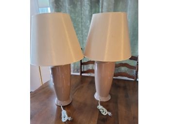 Large Porcelain Lamps