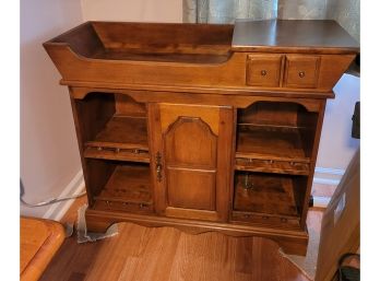 Solid Wood Beverage Cabinet Bar