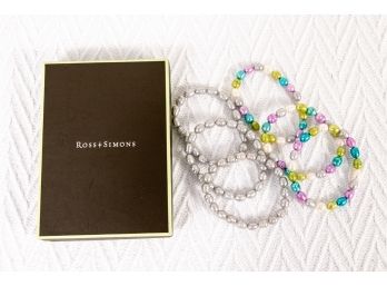 Six Ross And Simons Cultured Pearl Bracelets
