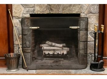 Group Of Fireplace Accoutrements