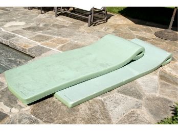 Two Frontgate Foam Pool Loungers, As-Is