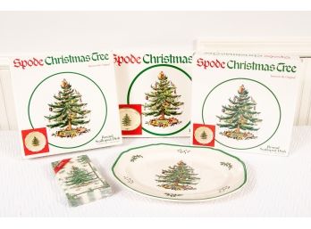 Spode [England] 'Christmas Tree' Pattern Serving Dishes