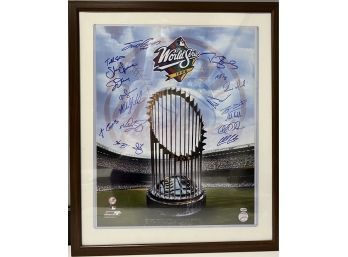 Autographed 1998 World Series Poster