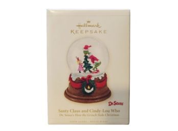 Hallmark Keepsake Glass Snowglobe