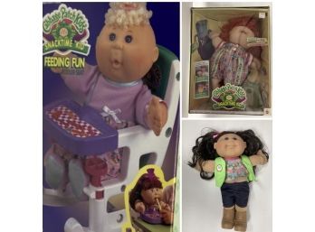 Three Cabbage Patch Dolls