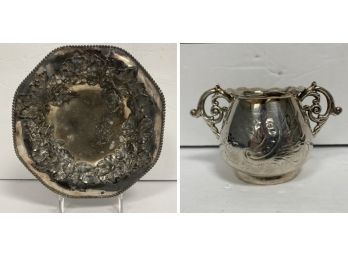 Two Pieces Of Pairpoint Silver Plate