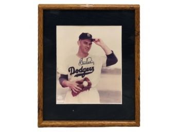 Autographed Brooklyn Dodgers Photograph Of Ralph Branca