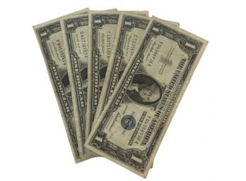 5 -  $1 Silver Certificates