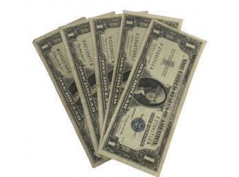 5 -  $1 Silver Certificates