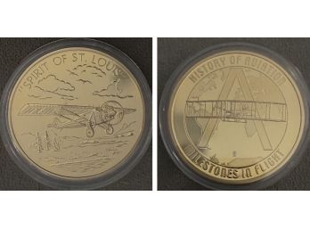 2009 History Of Aviation Commemorative Gold Coin