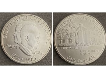 1890-1990 Eisenhower Centennial Coin