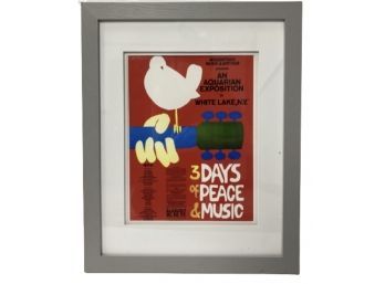 Framed Classic Woodstock Poster