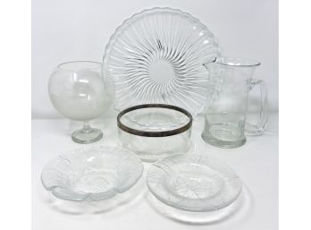 Vintage Glass Serve-ware