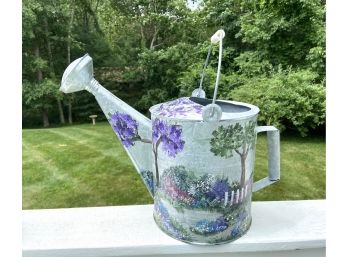 Hand Painted Watering Can