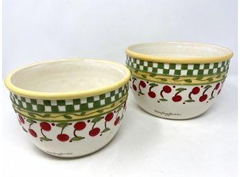 Mary Engelbreit Cherry Motif Nesting Bowls