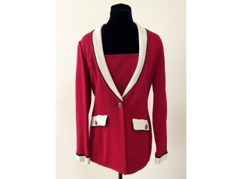 St John Collection By Marie Grey Sweater Jacket , Size 6