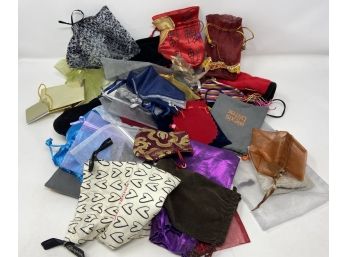 Mixed Lot Of Small Jewelry Pouches