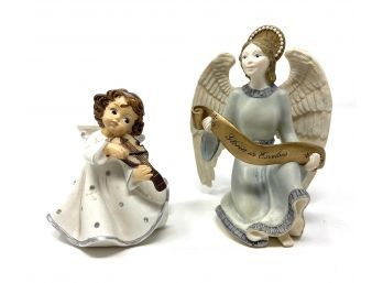 Two Angel Figurines