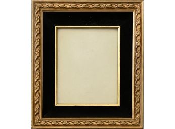 Vintage Gilt Frame With Blank Canvas