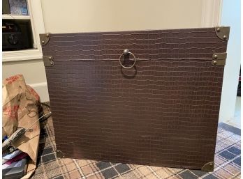 Brown Embossed Trunk