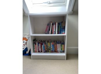 White Engineered Wood Bookshelf