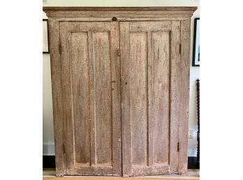 Distressed/Crackled Media Cabinet 54' X 17' X 65'