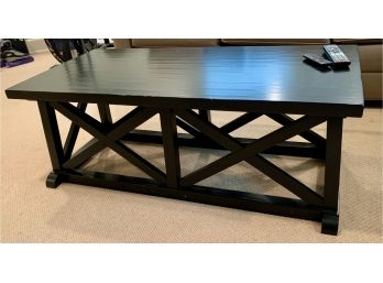 Black Wood Coffee Table (Outlook Intl)