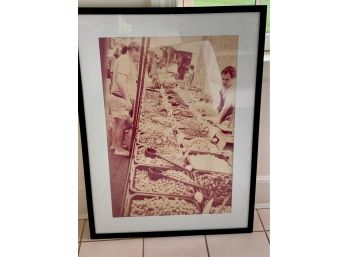 Wall Art - Framed Photograph Of Street Vendor