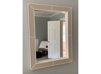 Wall Mirror With Faux Stingray Frame