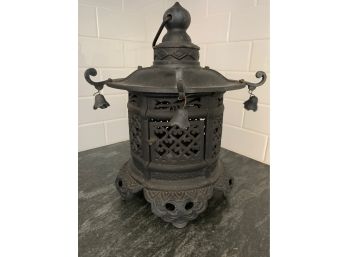 Black Metal Outdoor Garden Lantern