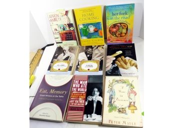 Lot Of 9 Books - All About Food - Women And Food, Travel Food Writing