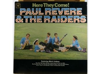 Rare Vintage Vinyl:  Paul Revere And The Raiders Here They Come! Featuring Mark Lindsay 33 1/3  Columbia 2307