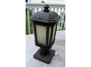 Outdoor Pedestal Lantern-Lamp  16' Tall --