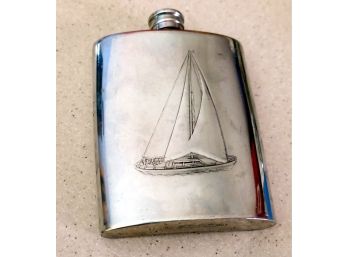 FLASK - English Pewter - Pender Brothers - 6 Ounce