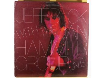 Rare Vintage Vinyl:  Jeff Beck - With The Jan Hammer Group Live 33 1/3  Epic