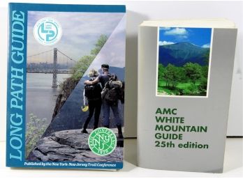 Two Regional Hiking Books - Long Path Guide & White Mountain Guide W/4 Maps