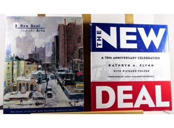 Two NEW DEAL Books - For The Arts And 75th Anniversary Celebration -