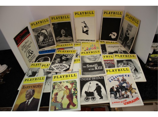 Mixed Lot Vintage Broadway Theater Playbills