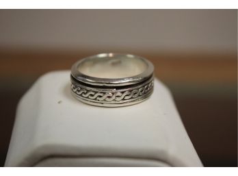 Sterling Silver 925 Men's/Unisex Wedding Band Ring Sz 9