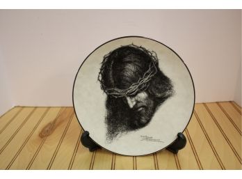 WL George FATHER FORGIVE THEM Portraits Of Christ Collector Plate