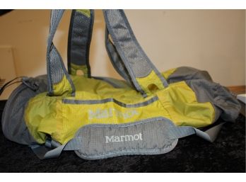 Pre Owned MARMOT Duffel Bag Backpack Yellow/Grey