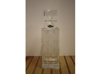 Shannon Crystal Designs Of Ireland Lead Crystal Whiskey Decanter