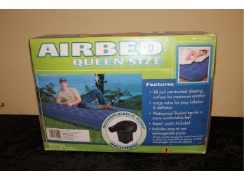 New Queen Size Air Bed/Mattress Incl/Pump