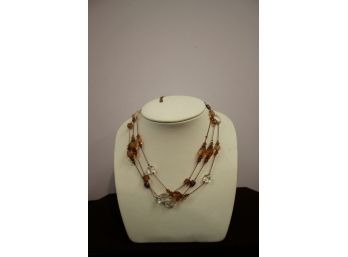 Pre Owned 1928 Brand Ladies Multi Strand Beaded Necklace