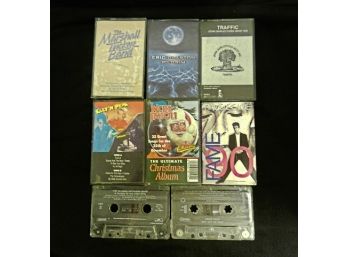 Vintage Lot Of 8 Cassette Tapes