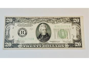 1934 C Series  $20 Dollar Bill