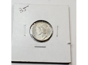 1935 Mercury Dime Super Uncirculated Silver