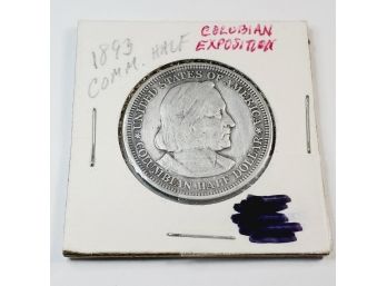 1893 Columbian Exposition Silver Commemorative U.S. Half Dollar Coin